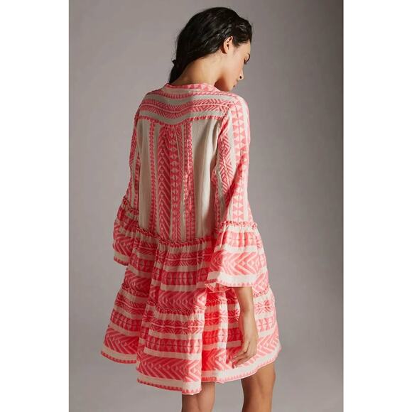 Devotion Twins Women’s Large Rose Embroidered Ella Tunic Dress - Picture 2 of 10